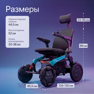 Инвалидная коляска с электроприводом Ortonica Pulse 680 в Ростове на Дону