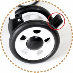 Задние колёса с независимыми тормозами