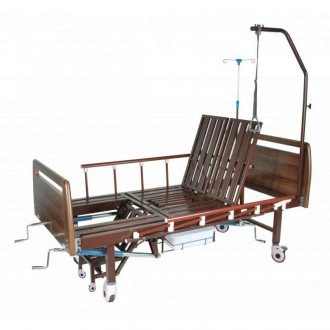 Механическая медицинская кровать с санитарным оснащением DHC FF-2 с функциями «кардио-кресло» и переворачивания пациента в Ростове на Дону