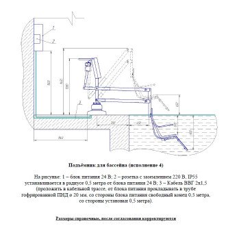 Подъемник малый для опускания пациента в бассейн в Ростове на Дону